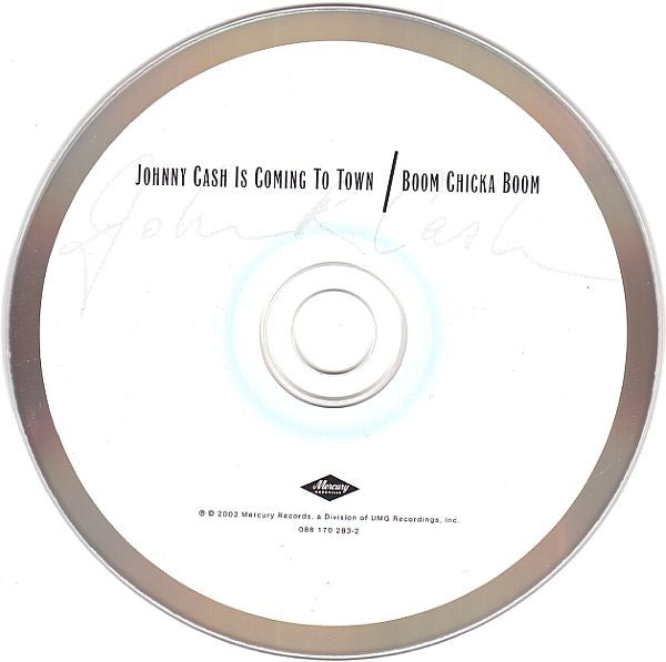 Johnny Cash : Johnny Cash Is Coming To Town / Boom Chicka Boom (CD, Comp)