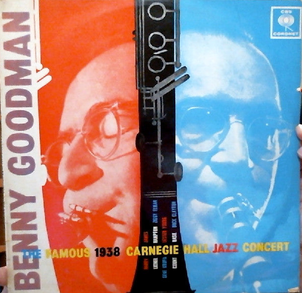 Benny Goodman : The Famous 1938 Carnegie Hall Jazz Concert Vol. 1 (LP, Album, RE)