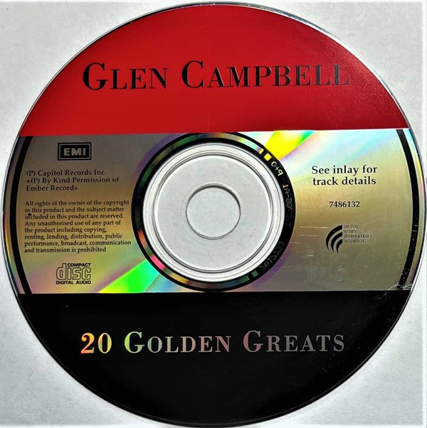 Glen Campbell : 20 Golden Greats (CD, Comp, RE)