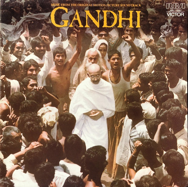Ravi Shankar, George Fenton : Gandhi - Music From The Original Motion Picture Soundtrack (LP, Album, Gat)