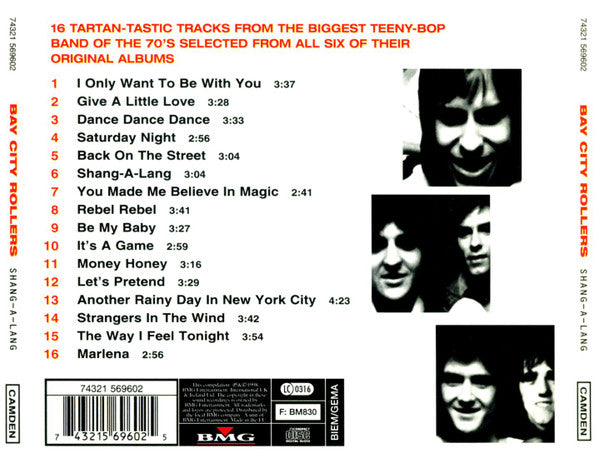 Bay City Rollers : Shang-A-Lang (CD, Comp)