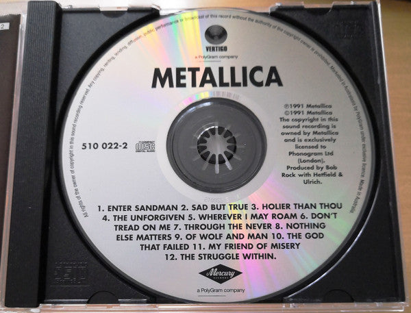Metallica : Metallica (CD, Album, RP)