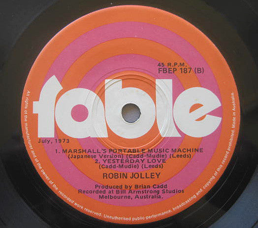 Robin Jolley : Robin Jolley (7", EP)