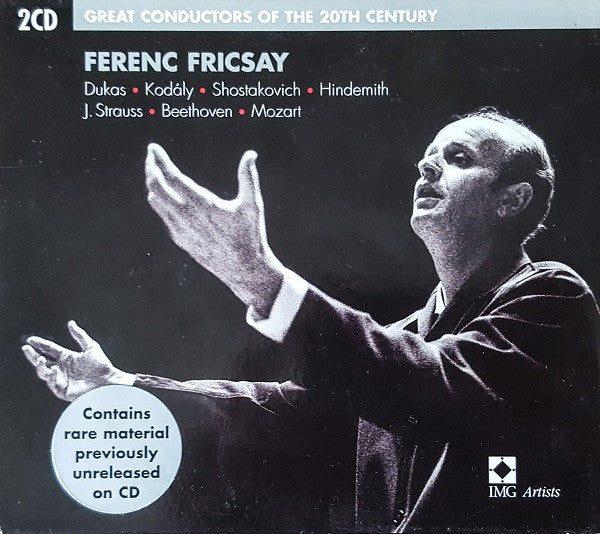 Ferenc Fricsay, Paul Dukas • Zoltán Kodály • Dmitri Shostakovich • Paul Hindemith • Johann Strauss Jr. • Ludwig van Beethoven • Wolfgang Amadeus Mozart : Great Conductors Of The 20th Century (2xCD, Comp, RM)