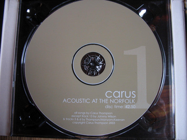 Carus Thompson : Acoustic At The Norfolk (2xCD, Album)