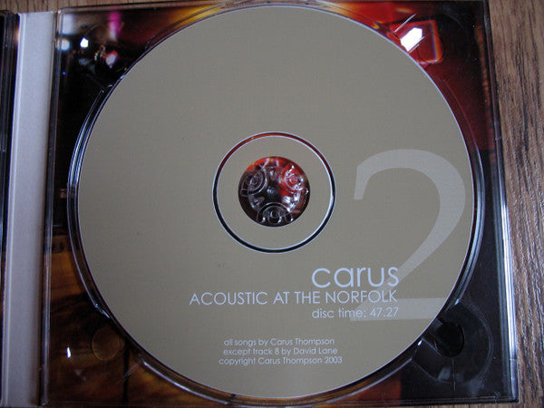 Carus Thompson : Acoustic At The Norfolk (2xCD, Album)