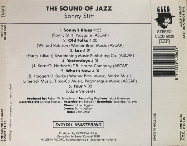 Sonny Stitt : Sonny Stitt (CD)