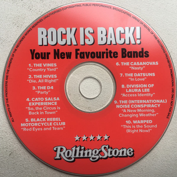 Various : Rock Is Back! (CD, Comp, Promo)