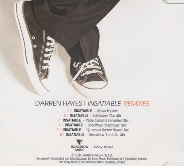 Darren Hayes : Insatiable (Remixes) (CD, Single)