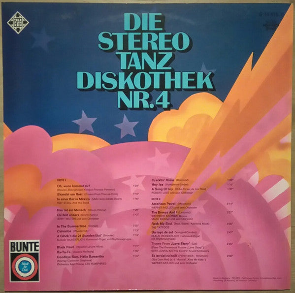Various : Die Stereo-Tanz-Diskothek Nr. 4 (LP, Comp, Gat)