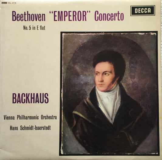 Ludwig van Beethoven, Wilhelm Backhaus, Wiener Philharmoniker, Hans Schmidt-Isserstedt : "Emperor" Concerto No. 5 In E Flat (LP, Mono)
