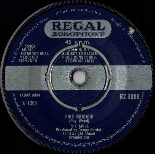 The Move : Fire Brigade (7", Single, 4-P)