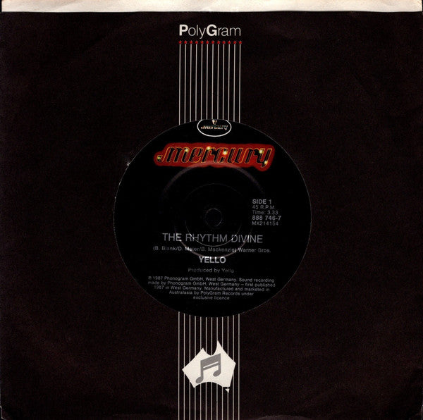Yello, Shirley Bassey : The Rhythm Divine (7")
