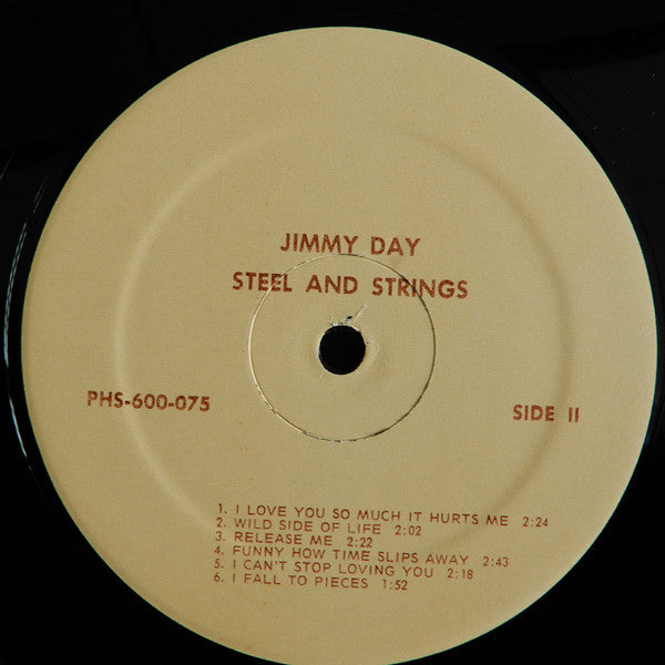 Jimmy Day : Steel & Strings The Steel Guitar Artistry Of Jimmy Day (LP, Album, RE, Lim)