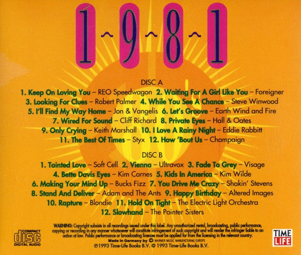 Various : The 80's Collection 1981 (2xCD, Comp)