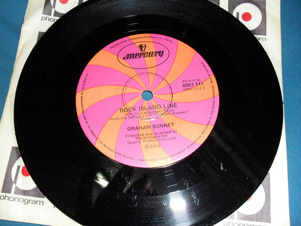 Graham Bonnet : Rock Island Line / Soul Seeker (7", Single)