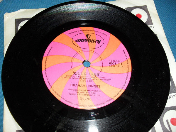 Graham Bonnet : Rock Island Line / Soul Seeker (7", Single)