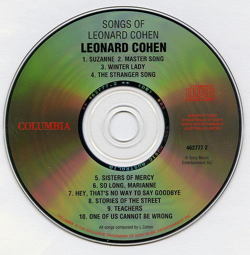 Leonard Cohen : Songs Of Leonard Cohen (CD, Album, RE)