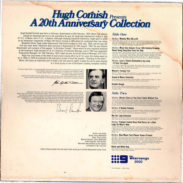Hugh Cornish : Hugh Cornish Presents A 20th Anniversary Collection (LP, Album)