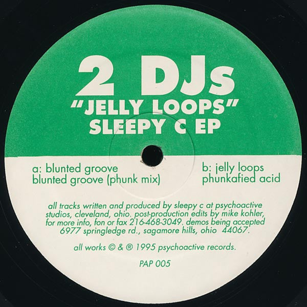 2DJS & Sleepy C : Jelly Loops EP (12", EP)