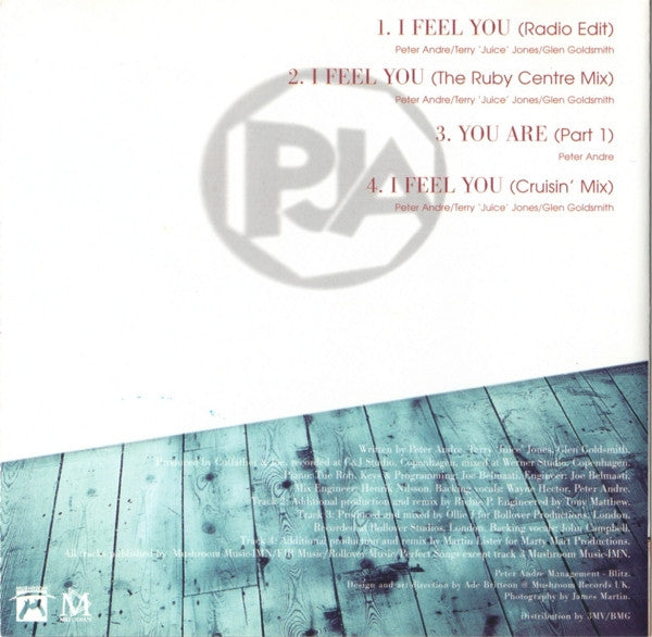 Peter Andre : I Feel You (CD, Single)