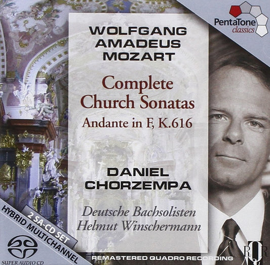 Wolfgang Amadeus Mozart, Deutsche Bachsolisten, Daniel Chorzempa, Helmut Winschermann : Complete Church Sonatas, Andante In F, K.616 (2xSACD, Multichannel, Album, RM, DSD)