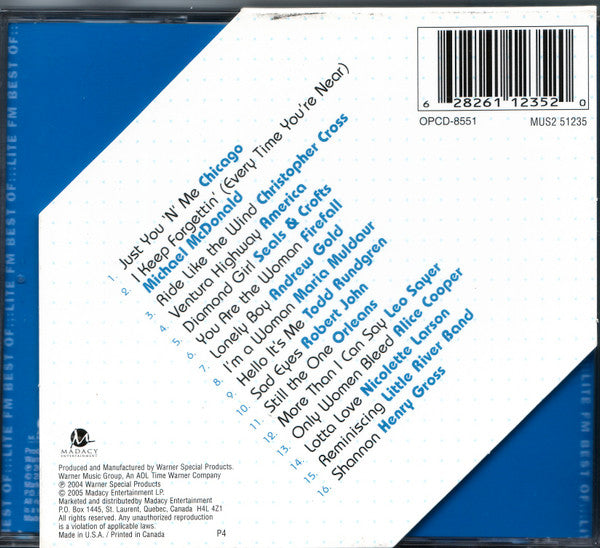 Various : Lite FM Best Of (CD, Comp, Sli)