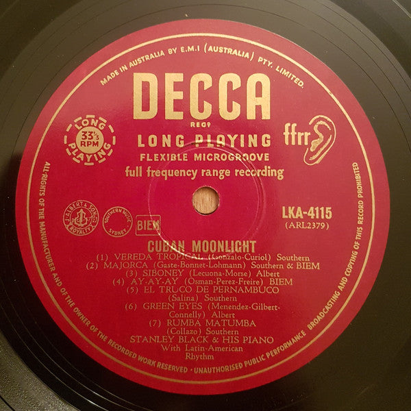 Stanley Black : Cuban Moonlight (LP, Album)