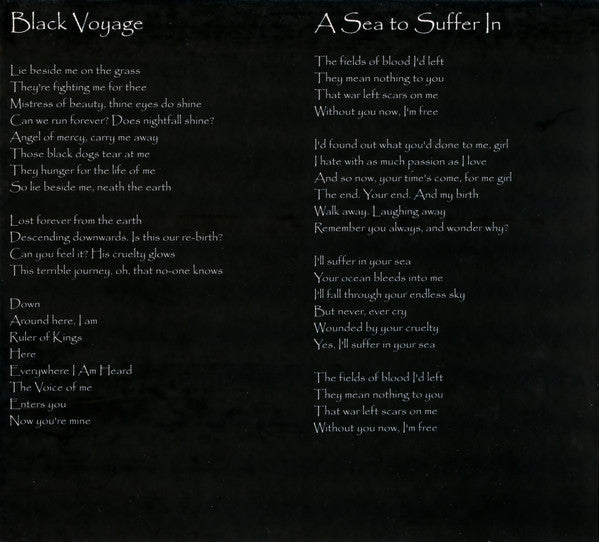 My Dying Bride : The Angel And The Dark River (CD, Album, RE, RM, Dig)