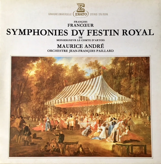 François Francœur : Symphonies Du Festin Royal (LP, RE)
