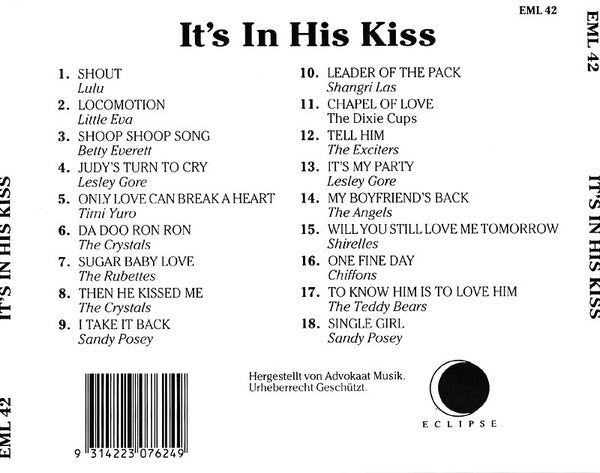Various : It's In His Kiss (CD, Comp)