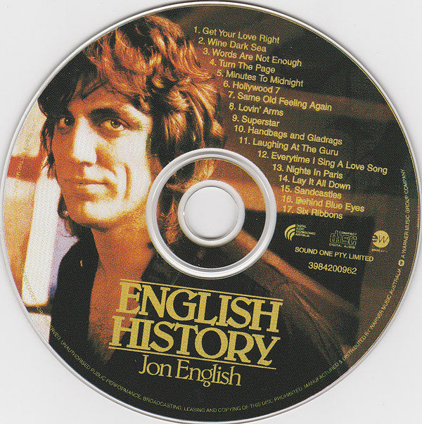 Jon English (3) : English History (CD, Comp, RE)