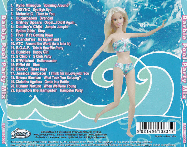 Various : Barbie Pool Party Mix Volume 1 (CD, Comp)