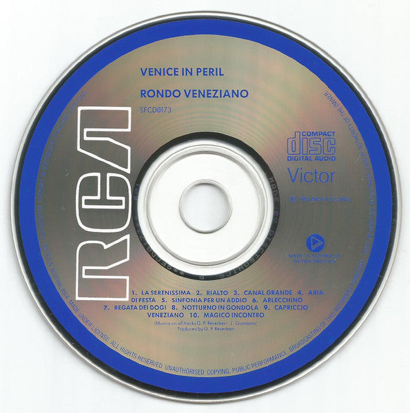 Rondo Veneziano* : Venice In Peril (CD, Album)