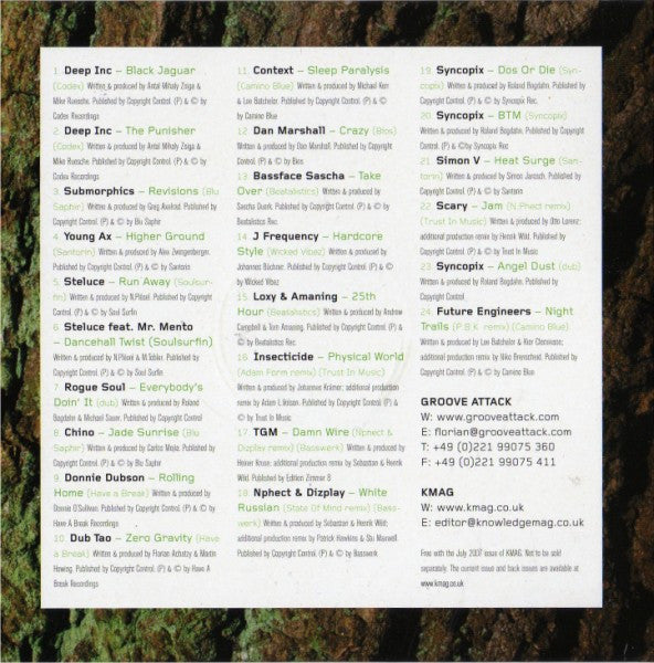 Syncopix : Groove Attack Showcase (CD, Comp, Mixed)