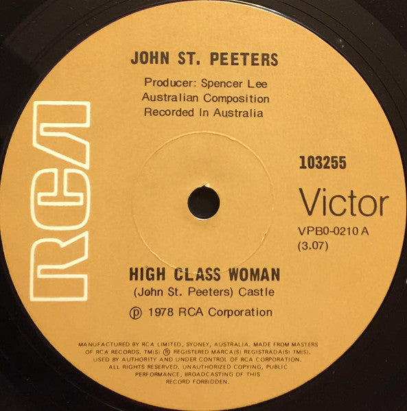 John St. Peeters : High Class Woman (7", Single)