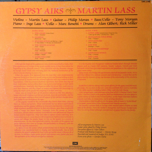 Martin Lass : Gypsy Airs (LP, Album)