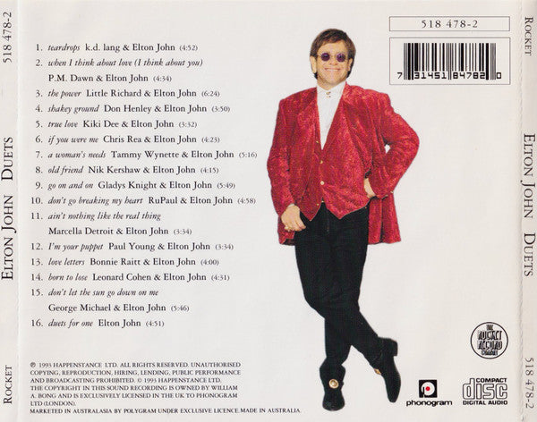 Elton John : Duets (CD, Album)