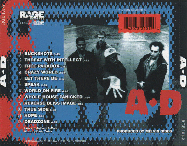 A-D : A-D (CD, Album)