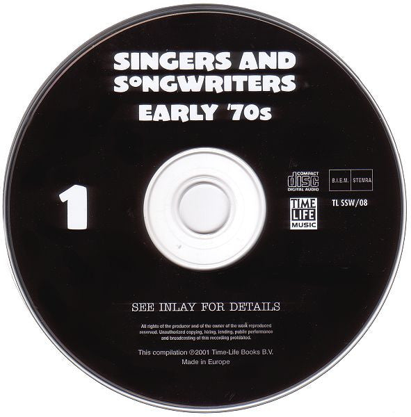 Various : Singers And Songwriters - Early '70s (2xCD, Comp)