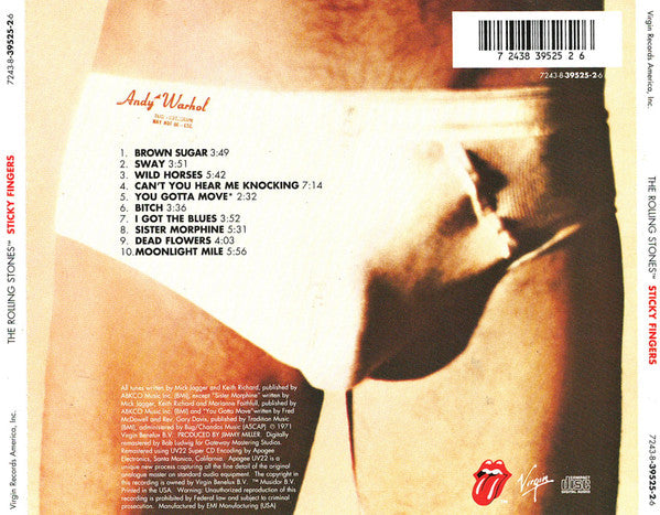 The Rolling Stones : Sticky Fingers (CD, Album, RE, RM)