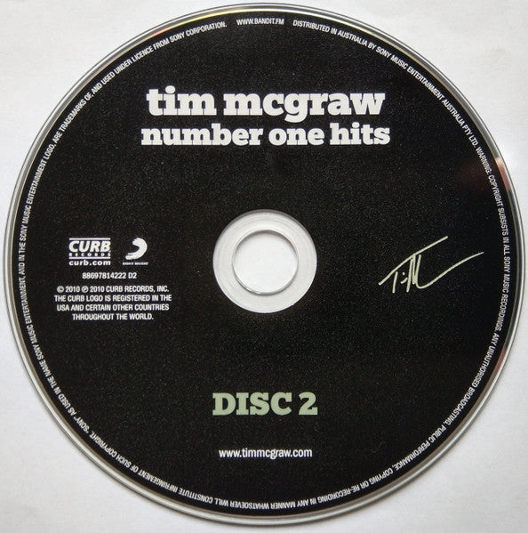 Tim McGraw : Number One Hits (2xCD, Comp)