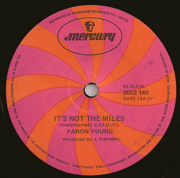 Faron Young : It's Four In The Morning (7", Single)