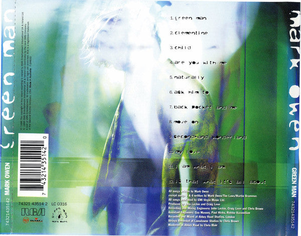 Mark Owen : Green Man (CD, Album)