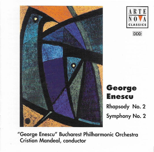George Enescu, "George Enescu" Bucharest Philharmonic Orchestra*, Cristian Mandeal : Rhapsody No. 2 / Symphony No. 2 (CD)
