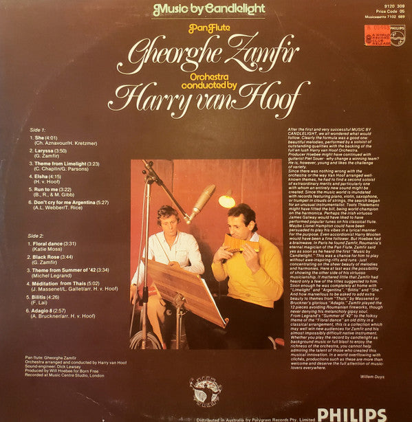 Gheorghe Zamfir : Music By Candlelight (LP)