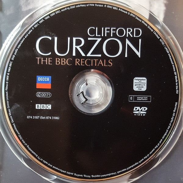 Clifford Curzon : The BBC Recitals (Hybrid, DVDplus, RM, NTSC + 2xCD, Comp)