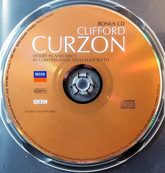 Clifford Curzon : The BBC Recitals (Hybrid, DVDplus, RM, NTSC + 2xCD, Comp)