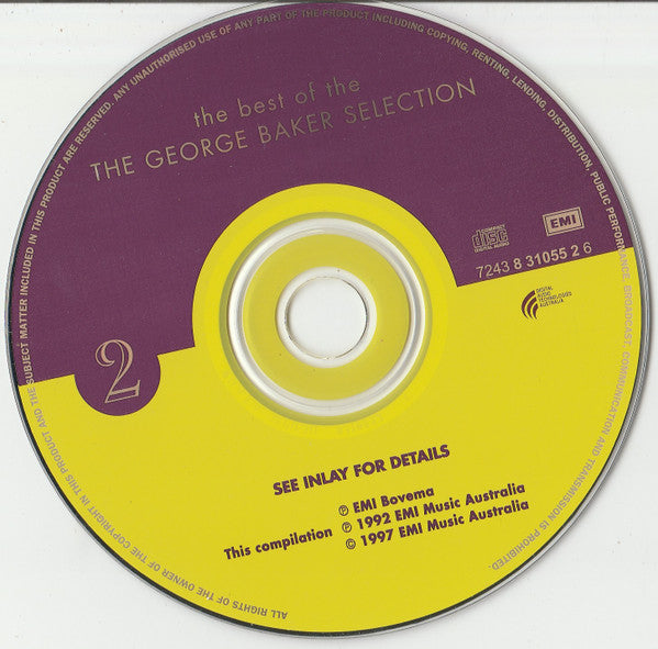 George Baker Selection : The Best Of The George Baker Selection (CD, Comp)