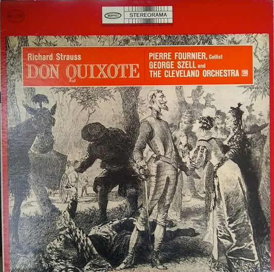 Richard Strauss, Pierre Fournier, George Szell, The Cleveland Orchestra : Don Quixote (LP)